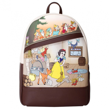 Scoala si Papetarie - Ghiozdan Disney Loungefly Alba ca Zapada 25cm