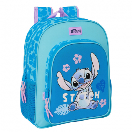 Ghiozdane copii - Ghiozdan Hawaii Stitch Disney 38cm adaptabil