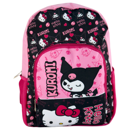 Scoala si Papetarie - Ghiozdan Kuromi & Hello Kitty 40cm