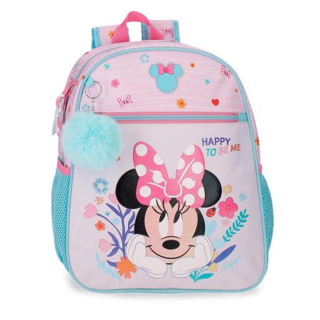 Scoala si Papetarie - Ghiozdan noua colectie Happy To Be Me Minnie Disney 33cm adaptable