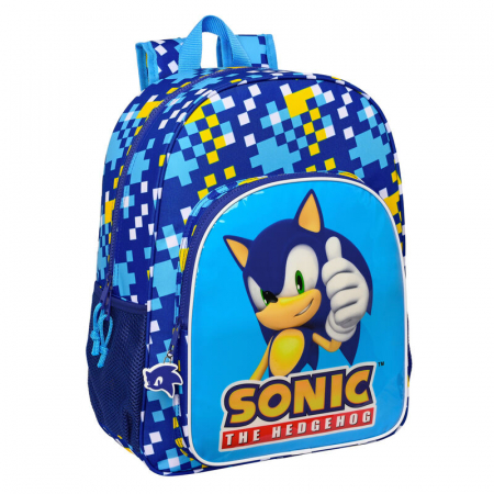 Scoala si Papetarie - Ghiozdan Speed Sonic The Hedgehog 42cm adaptable