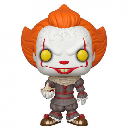 Figurina Funko Pop IT Pennywise cu Barca Versiune Super-Size [1]