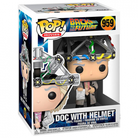 Figurina Funko Pop - Back to the Future DOC with Helmet [2]