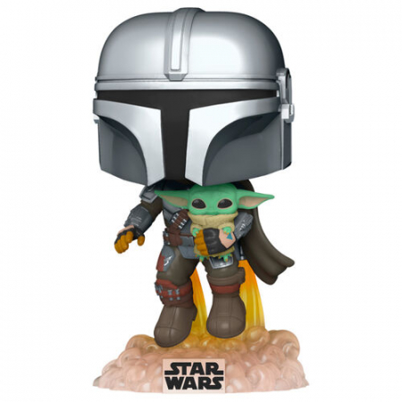Figurina Funko POP! Star Wars: The Mandalorian - The Mandalorian with the Child #402 [2]