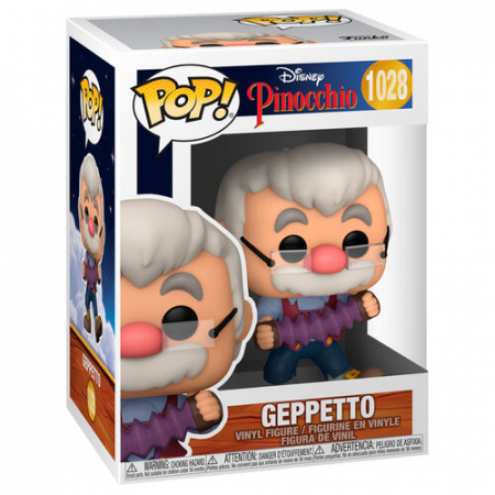 Figurina Geppetto POP! Disney Geppetto with Accordion, 9 cm, Multicolor [2]