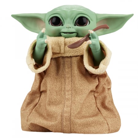 Figurina interactiva Star Wars - Baby Yoda, Galactic Snackin’ Grogu, 23,5 cm [1]