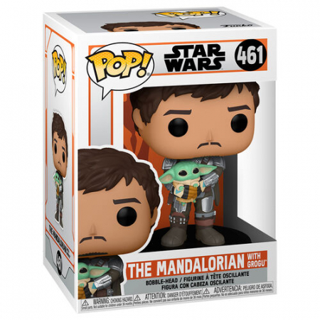 Figurina Funko Pop Mandalorian - Mando Holding Child [1]