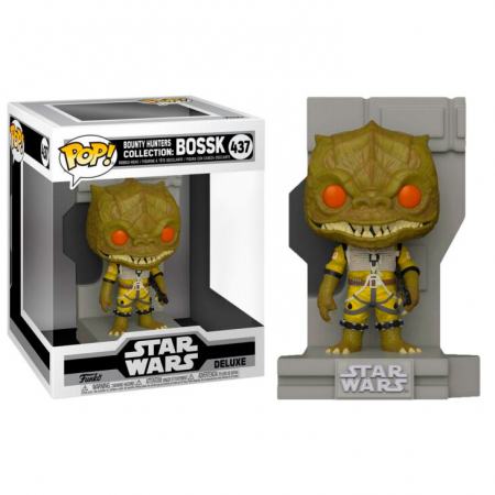 Colectie - Figurina, Funko, POP Deluxe Star Wars Bounty Hunter Bossk Exclusive, 130 x 90 x 170 mm