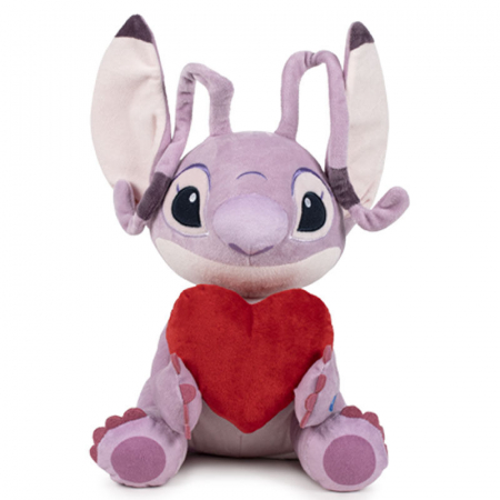 Jucarii si jocuri - Jucarie de Plus Angel Heart Disney cu sunete 30cm