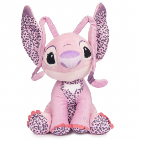 Jucarii si jocuri - Jucarie de Plus Angel Stitch 100th Anniversary Disney 30cm cu sunete