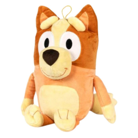 Jucarii si jocuri - Jucarie de plus Bingo cu buzunar secret pentru pijamale, 35 cm