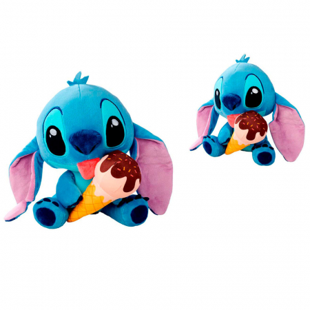 Jucarie de plus, Disney Stitch cu Ice Cream, 25 cm [1]
