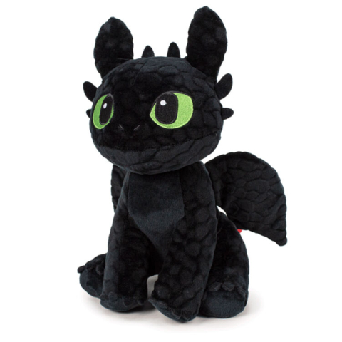 Jucarii si jocuri - Jucarie de plus How To Train Your Dragon Toothless 30 cm