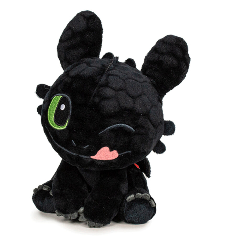 Jucarii si jocuri - Jucarie de plus How To Train Your Dragon Toothless Happy 45cm