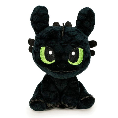 Jucarii si jocuri - Jucarie de plus How To Train Your Dragon Toothless Open Eyes 45cm