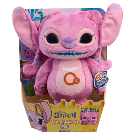 Jucarii si jocuri - Jucarie de plus interactiva Disney Stitch Angel 35cm