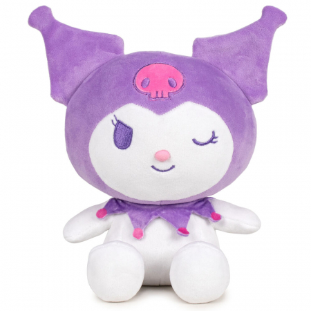 Figurine de colectie - Jucarie de plus Kuromi Liliac Hello Kitty 16cm