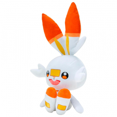 Jucarii din plus - Jucarie de plus Scorbunny Pokemon 30cm