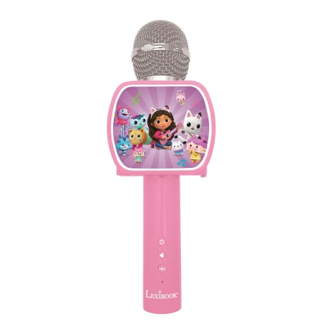 Colectie - Microfon karaoke pentru copii Lexibook Gabby, Bluetooth, 3 efecte vocale