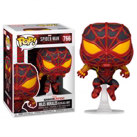 Colectie - Figurina Funko Pop Spide Man - Marvel Miles Morales S.T.R.I.K.E. Suit (766)