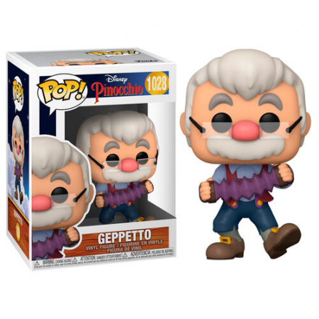 Reduceri - Figurina Geppetto POP! Disney Geppetto with Accordion, 9 cm, Multicolor