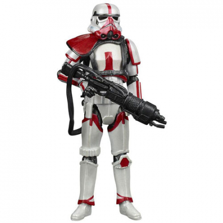 Figurine de colectie - Figurina  Incinerator Trooper Carbonized Collection Star Wars 10cm vintage