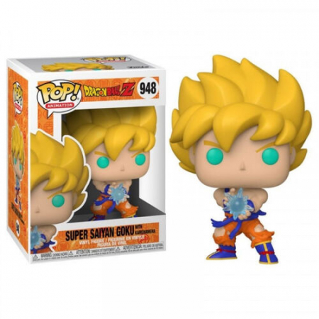 Oferte Limitate - Figurina Pop! Dragon Ball Z Goku Kamehameka Wave Super Sayan