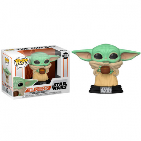 Reduceri - Figurina Funko POP! Star Wars - Mandalorian, The Child with cup 378