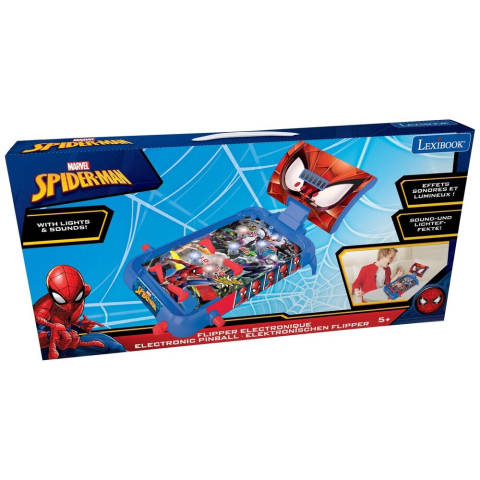 Pinball electronic Spider-Man, Lexibook, Functie lumini/sunete, 5 ani+ [1]