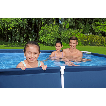 Piscina Bestway Steel Pro, 2.59m x 1.7m x 61 cm, 2300 litri [3]