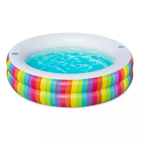 Piscine copii - Piscina gonflabila Bestway - Family Pool, Rainbow Dreams, 206 x 206 x 51 cm