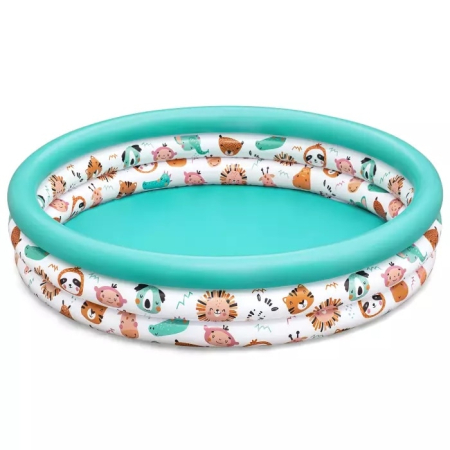 Piscine copii - Piscina gonflabila Bestway - Kiddie Pool, Safari Pals, 122 x 25 cm