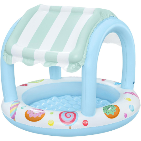 Piscine copii - Piscina pentru copii Bestway Sweet Shope cu acoperis solar, 104x84cm