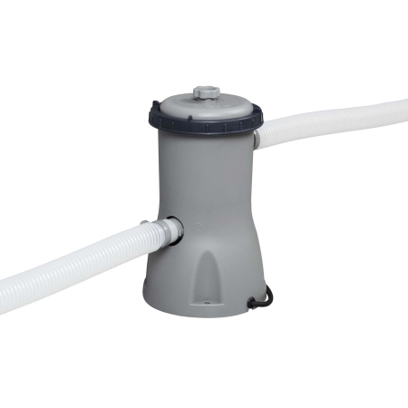 Accesorii Bestway - Pompa cu filtru pentru piscina Bestway, alimentare 220-240 V, transformator 12 V, 40 W, putere 3028 l/h, potrivita pentru piscine cu capacitate de 1100-17400 litri