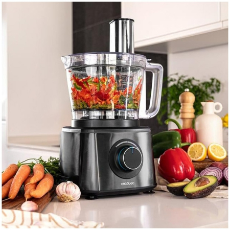 Robot de bucatarie Cecotec Paprika 2000 Full 04361, 2000 W, capacitate 3.5L, blender 1.8L, 2 trepte de viteza [5]