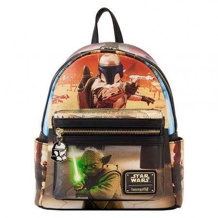 Ghiozdane copii - Rucsac Attack of the Clones Episodul II Star Wars Loungefly 26 cm