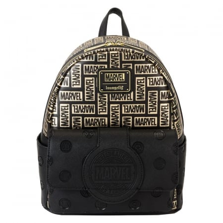 Ghiozdane copii - Rucsac Marvel Loungefly cu logo clasic, 26 cm