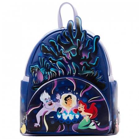 Trolere - Rucsac Ursula Mica Sirena Disney Loungefly 26cm