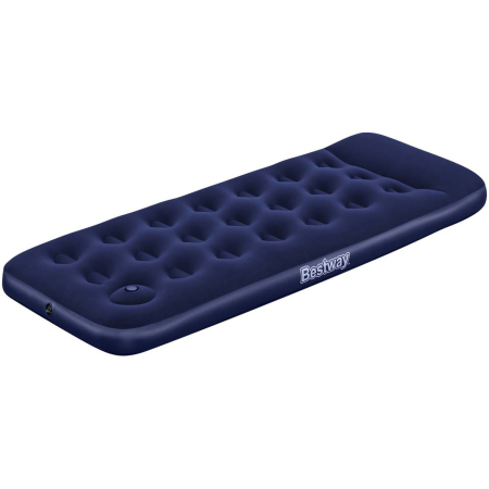Saltele - Saltea gonflabila Bestway Junior Twin, 1.85m x 76cm x 28cm , pompa de picior inclusa, bleumarin