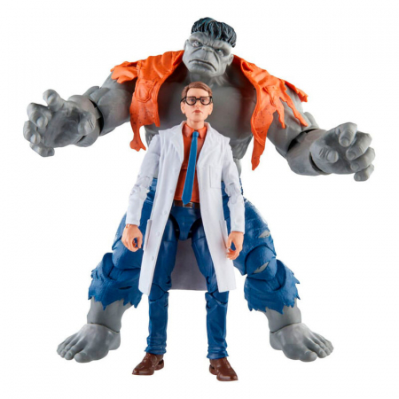 Set 2 Figurine Gray Hulk & Dr. Bruce Banner Beyond Earths Mightiest Los Vengadores Avengers Marvel 15cm [3]