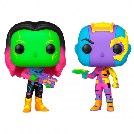 Figurine de colectie - Set 2 figurine - Guardians of the Galaxy - Nebra and Mantis