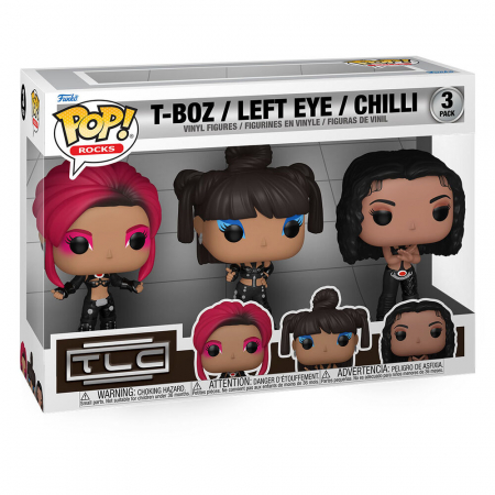 Set 3 figurine Funko POP Rocks TLC [1]