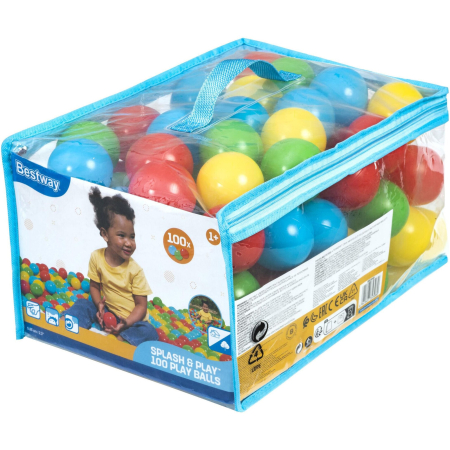 Barci gonflabile - Set bile Bestway 2.3"/5.85cm SPLASH & PLAY 100 bile