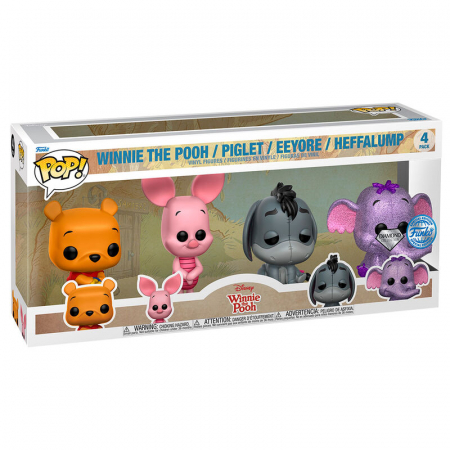 Colectie - Set de 4 Figurine Funko POP Disney Winnie the Pooh Exclusive