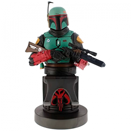 Accesorii Gaming - Suport De Incarcare Cable Guys figurina Boba Fett Mandalorian Star Wars 20cm