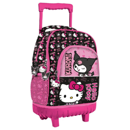 Scoala si Papetarie - Troler Hello Kitty si Kuromi 44cm