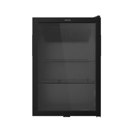 Electrocasnice mici - Vitrina frigorifica Cecotec, Bolero CoolMarket, H68cm, latime 44.5 cm, tehnologie racire compresor, capacitate stocare 88 doze 330 ml, volum total 72 litri, temperatura reglabila (0–10 °C), iluminare