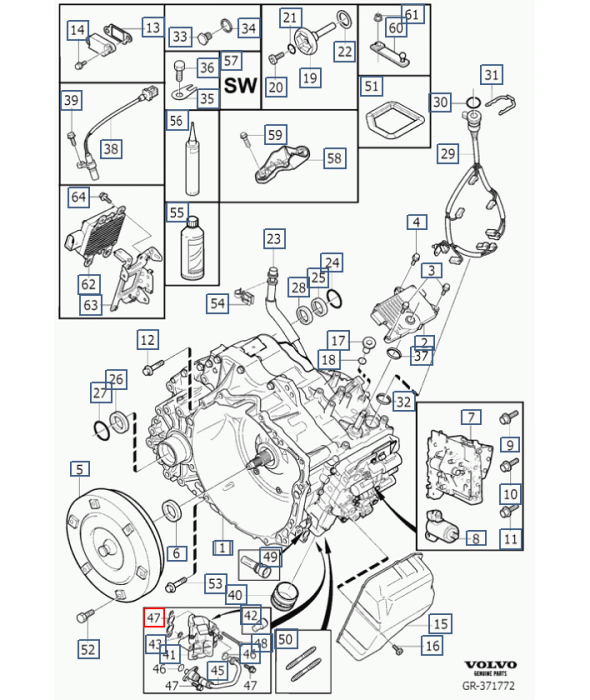 Inlocuire bloc valve Aisin TF-80SC, AF40-6, AM6, AW6A-EL, TF-81SC, 6 trepte Opel [3]