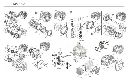 Kit Solenoizi AL4 DP0 Renault [2]