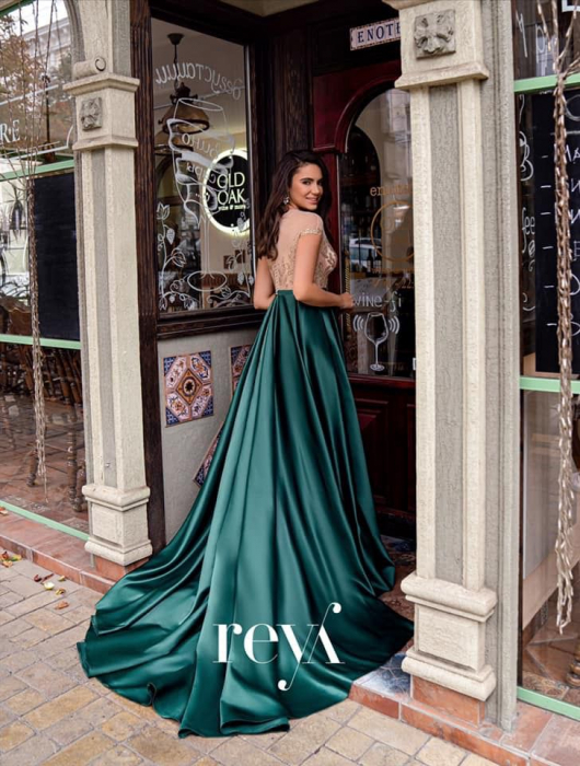 Rochie Green Sleeves [2]